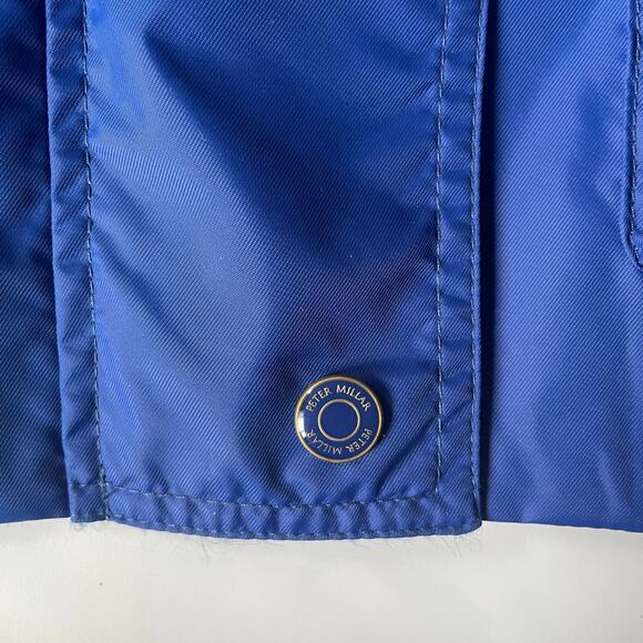 Peter Millar Women Nylon Utility Jacket Lightweight Waterproof Blue M EUC - Picture 7 of 13